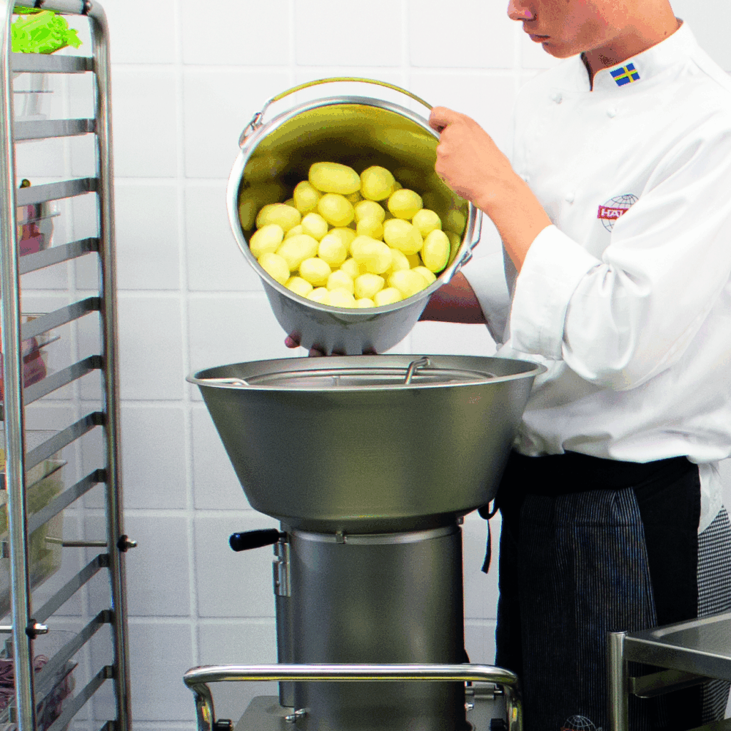 RG-300i Kartoffeln in den Einfülltrichter