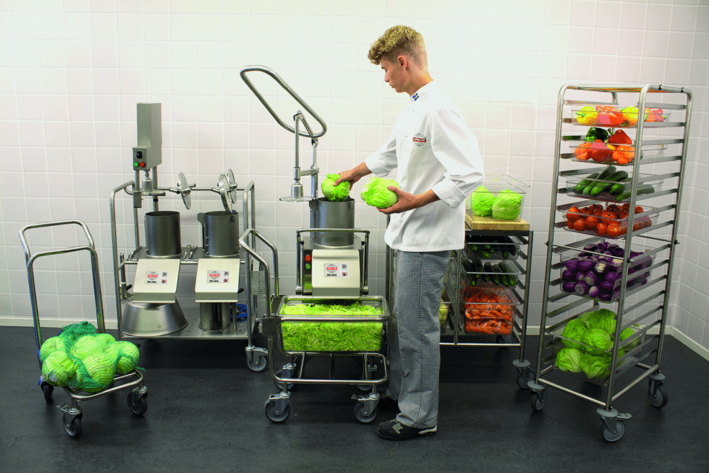 Befüllung von RG-400i mit Salat