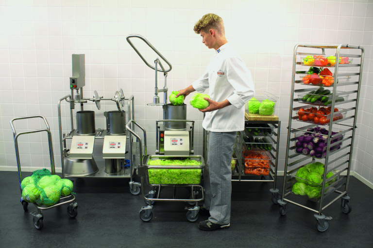 Befüllung von RG-400i mit Salat